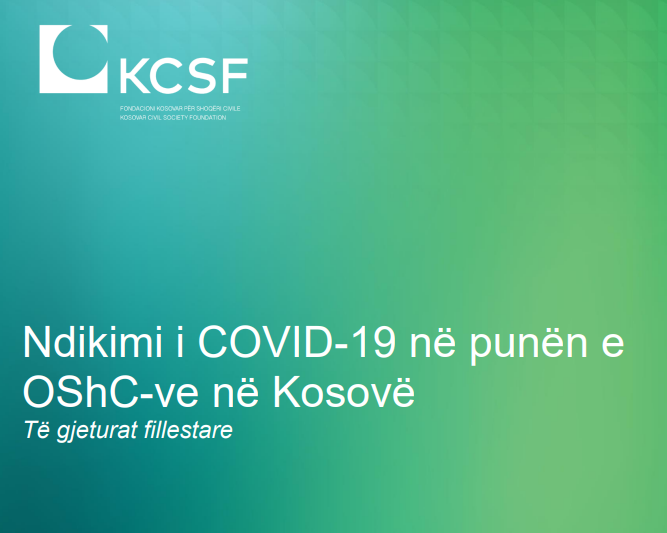 Ndikimi i COVID-19 në punën e OShC-ve në Kosovë